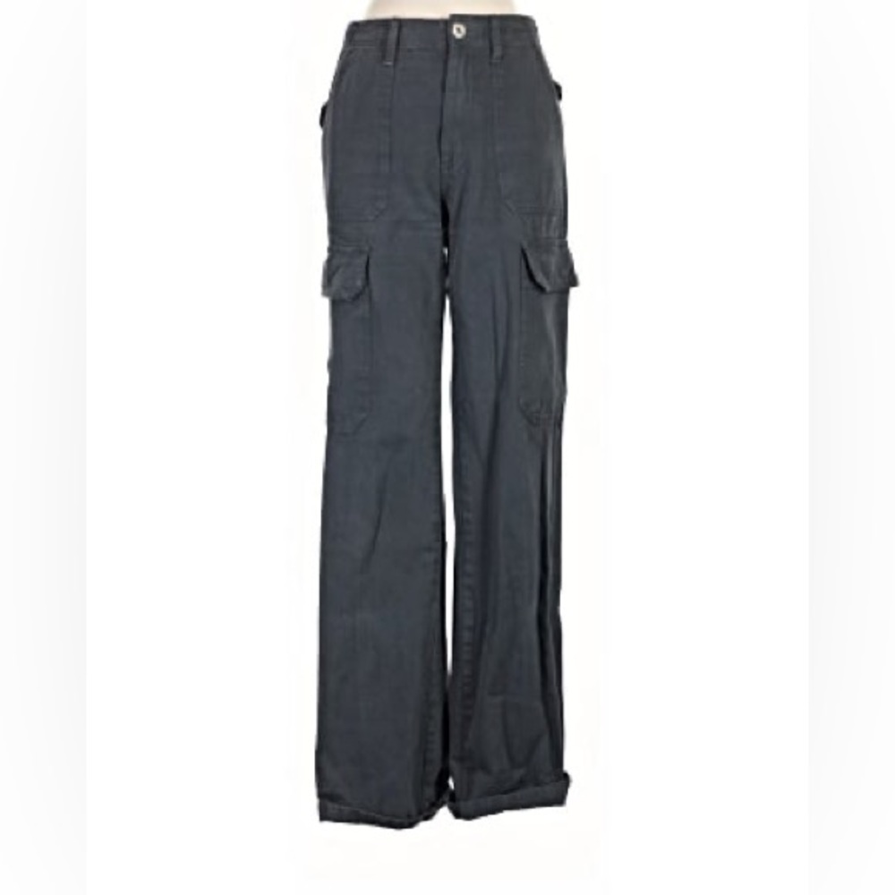 Zara Charcoal Cargo Pants
